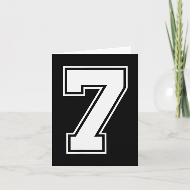 Carte Conception de mème six sept 6 7 amusant  (Devant)