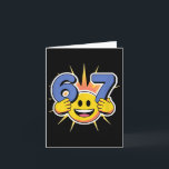 Carte Conception de mème Six Seven 6 7<br><div class="desc">Conception de mème Six Seven 6 7</div>