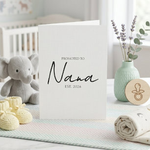 Carte Conception de script d'annonce de promotion à Nana