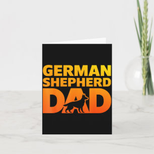 Carte Conception de Shepherd allemand cool pour les homm