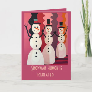 Carte Conception de thème de Noël Kitschmas rose avec bo
