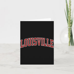 Carte Conception de vintage de Louisville hommes femmes 