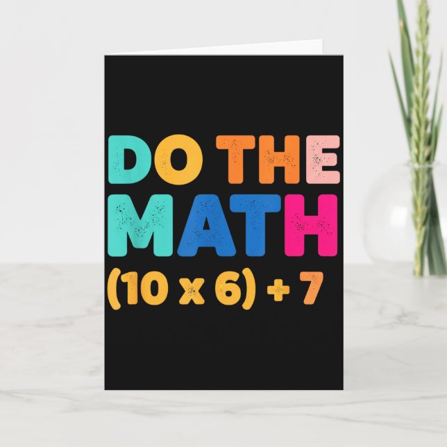 Carte Conception d'équation colorée de mathématiques Fai (Devant)