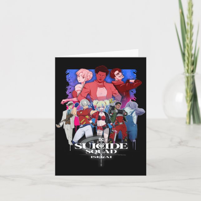 Carte Conception d'équipe Isekai prête à se battre (Devant)