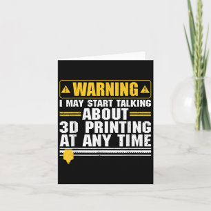 Carte Conception d'impression 3D pour hommes femmes impr
