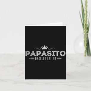 Carte Conception drôle de la fête des pères Papasito pou