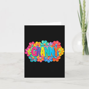 Carte Conception florale colorée de style argile grand-m