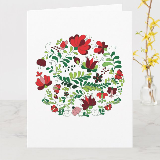 Carte Conception florale personnalisée avec nom (Fleur jaune)