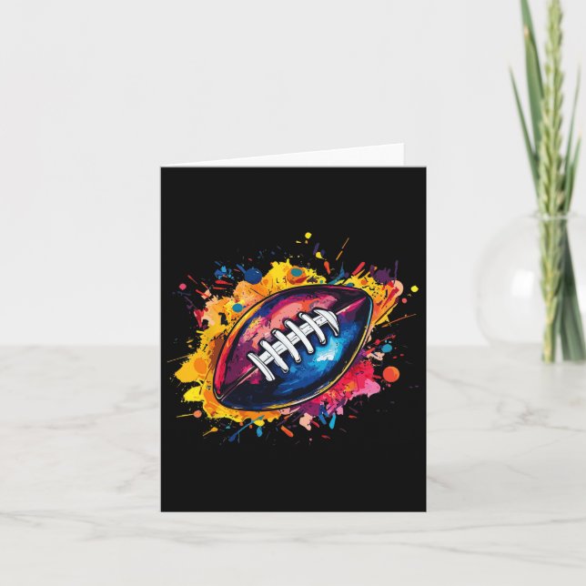 Carte Conception Football. Uni Football Graphic - Noir (Devant)
