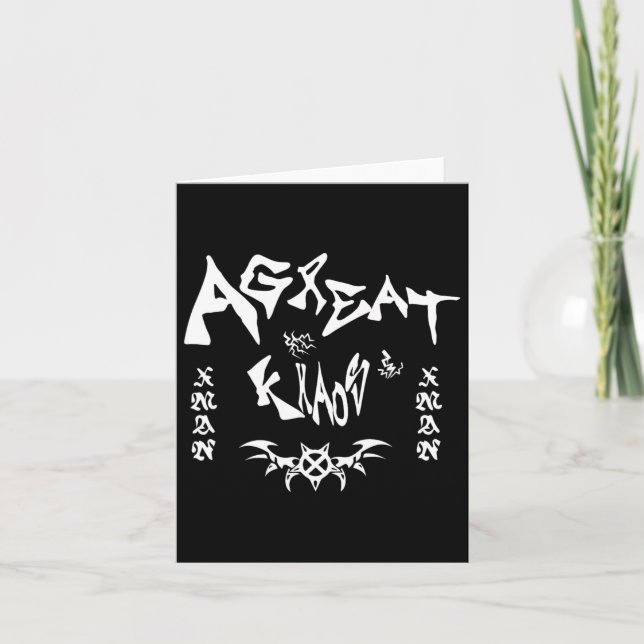 Carte Conception Merch de Ken Carson Agc  (Devant)