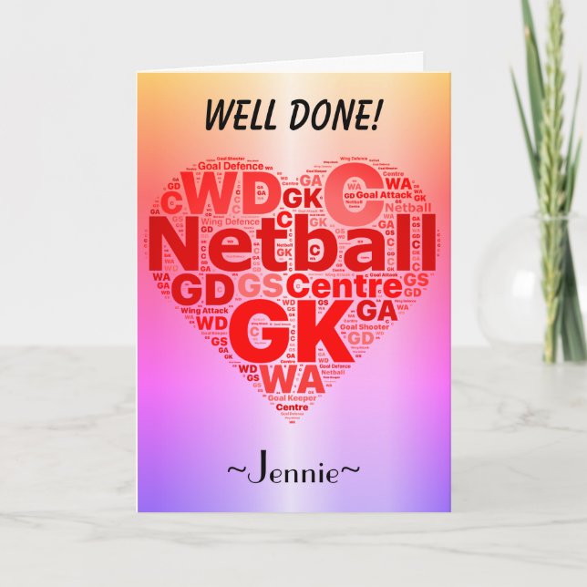 Carte Conception personnalisée de coeur de positions de (Devant)