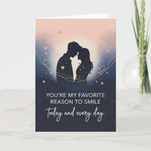 Carte Conception Romantique pour Petit Ami