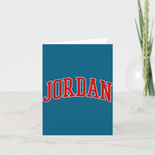 Carte Conception Vintage Jordan Hommes Femmes Conception