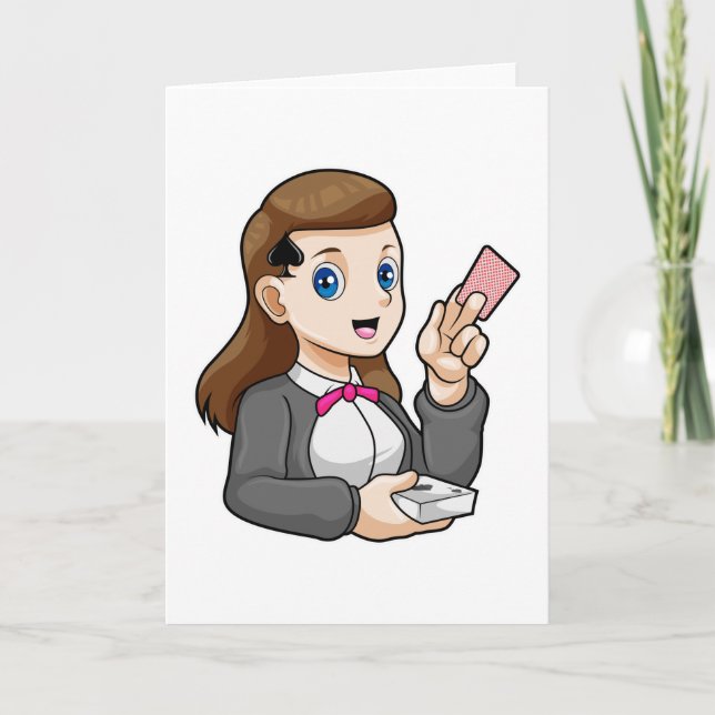 Carte Concessionnaire au Poker (Devant)