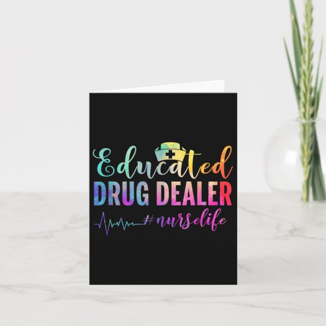 Carte Concessionnaire de drogue instruit #nurselife Nurs (Devant)