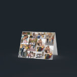 Carte Concevez votre propre collage de 10 photos<br><div class="desc">Personnalisez votre propre photographie personnelle. Vous pouvez créer ce produit personnalisé pour des occasions spéciales comme les mariages, les anniversaires, Noël, les fêtes, les commémorations, la remise des diplômes, les anniversaires de mariage et plus encore. Il peut également être offert en cadeau à votre meilleur ami, ami proche, famille et...</div>