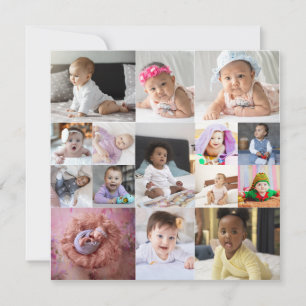 Carte Concevez Votre Propre Collage De 15 Photos