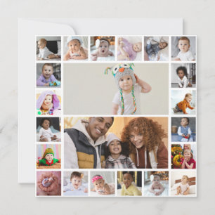 Carte Concevez Votre Propre Collage De 22 Photos