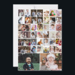 Carte Concevez votre propre collage de 40 photos<br><div class="desc">Personnalisez votre photographie. Vous pouvez créer ce produit personnalisé pour des occasions spéciales comme les mariages,  les anniversaires,  Noël,  les fêtes,  les mémoriaux,  la remise des diplômes,  les anniversaires de mariage et plus encore. Il peut également être offert en cadeau à votre meilleur ami,  ami proche,  famille et parents.</div>