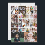 Carte Concevez Votre Propre Collage de 40 Photos<br><div class="desc">Personnalisez votre photographie. Vous pouvez créer ce produit personnalisé pour des occasions spéciales comme les mariages,  les anniversaires,  Noël,  les fêtes,  les mémoriaux,  la remise de diplômes,  les anniversaires de mariage et plus encore. Il peut également être offert en cadeau à votre meilleur ami,  ami proche,  famille et proches.</div>
