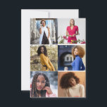 Carte Concevez Votre Propre Collage De 6 Photos<br><div class="desc">Personnalisez votre propre photographie. Vous pouvez créer ce produit personnalisé pour des occasions spéciales comme les mariages, les anniversaires, Noël, les vacances, les mémoriaux, la remise des diplômes, les anniversaires de mariage et plus encore. Il peut également être offert en cadeau à votre meilleur ami, ami proche, famille et parents....</div>