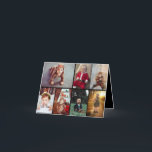 Carte Concevez votre propre collage de 7 photos<br><div class="desc">Personnalisez votre photographie. Vous pouvez créer ce produit personnalisé pour des occasions spéciales comme les mariages,  les anniversaires,  Noël,  les vacances,  les hommages,  la remise de diplôme,  les anniversaires de mariage et plus encore. Il peut également être offert en cadeau à votre meilleur ami,  ami proche,  famille et parents.</div>