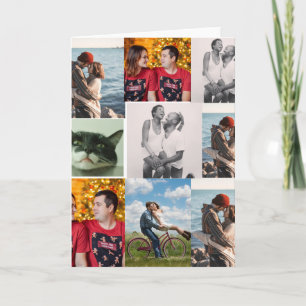 Carte Concevez votre propre collage personnalisé de 9 ph