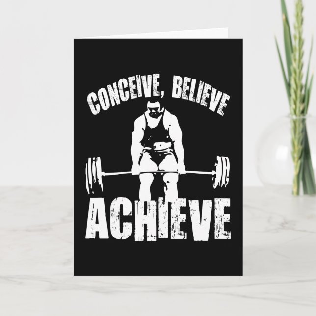 Carte Concevoir, Croire, Atteindre - Exercice Motivation (Devant)