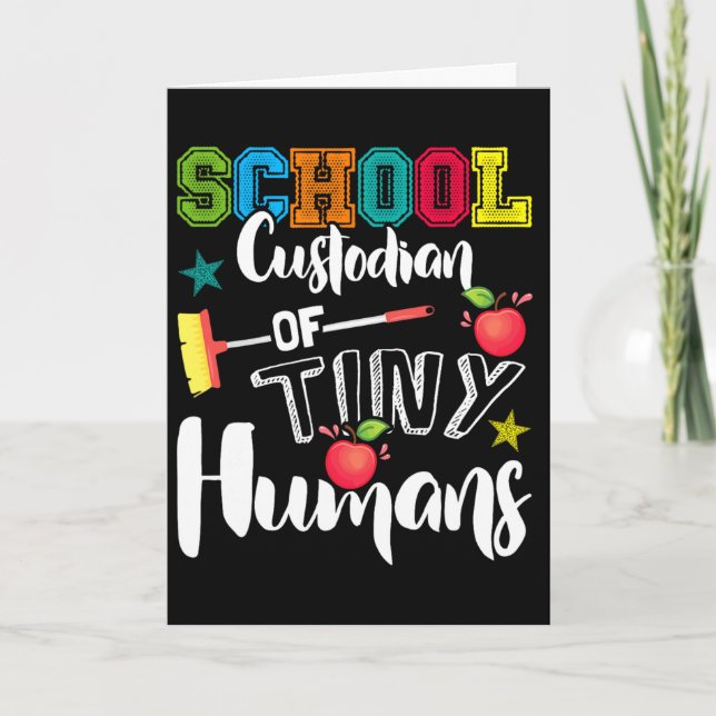 Carte Concierge de l'école des petits humains - Retour à (Devant)