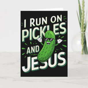 Carte Concombre Pickle Drôle Je Rentre En Pickles Et Jés