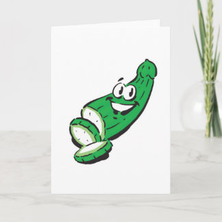 Carte concombre ridicule