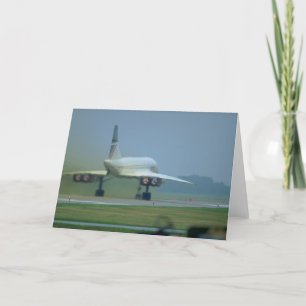 Carte Concorde takes off, full afterburner