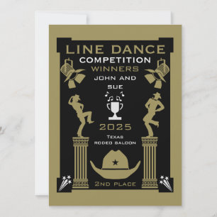 Carte Concours de danse américaine