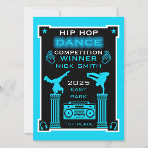Carte Concours de danse Hip hop