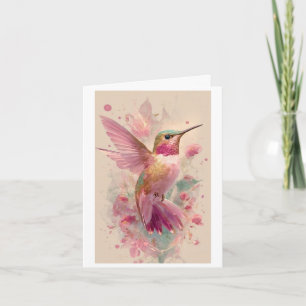 carte conçue avec un bel oiseau