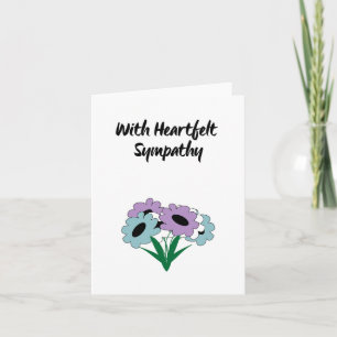Carte Condoléances