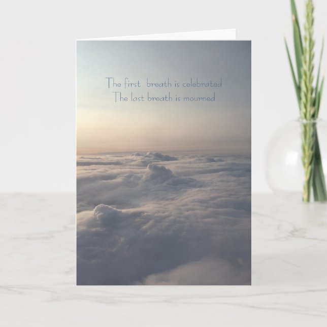 Carte Condoléances (Devant)