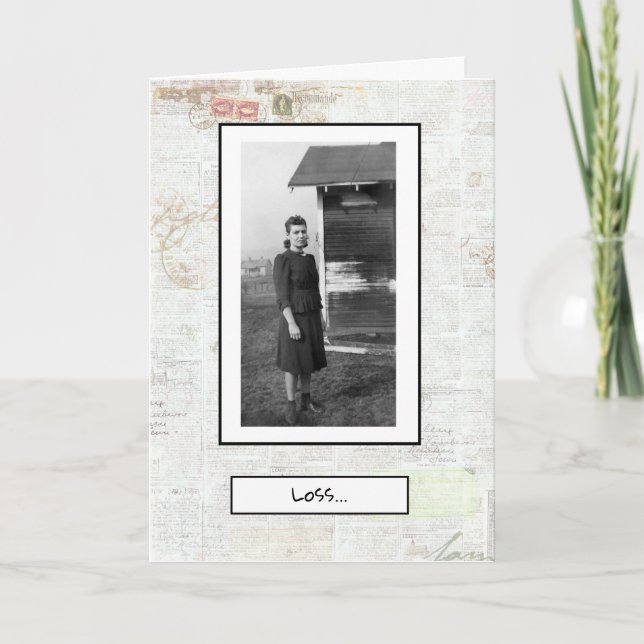 Carte Condoléances (Devant)