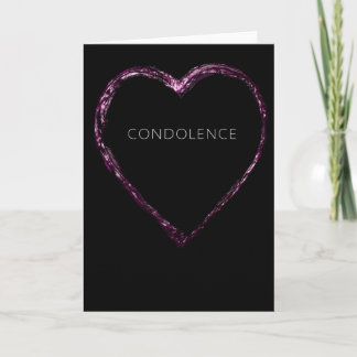 Carte condoléances
