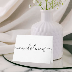Carte Condoléances simples