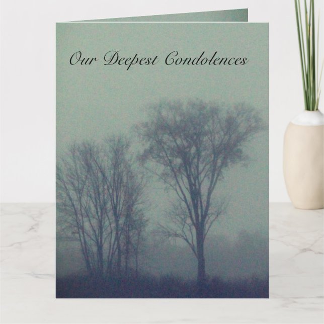 Carte Condolence familiale (Devant)