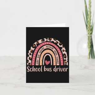 Carte Conducteur De Bus Scolaire 100E Jour De Conducteur