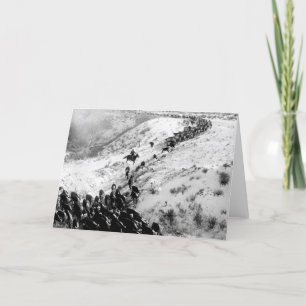 Carte Conduire du bétail en hiver.