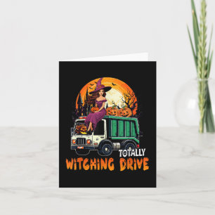 Carte Conduite totalement ensorcelante Sorcière mignonne