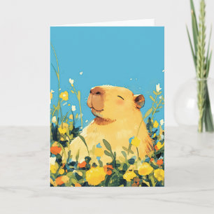 Carte Confort du capybara