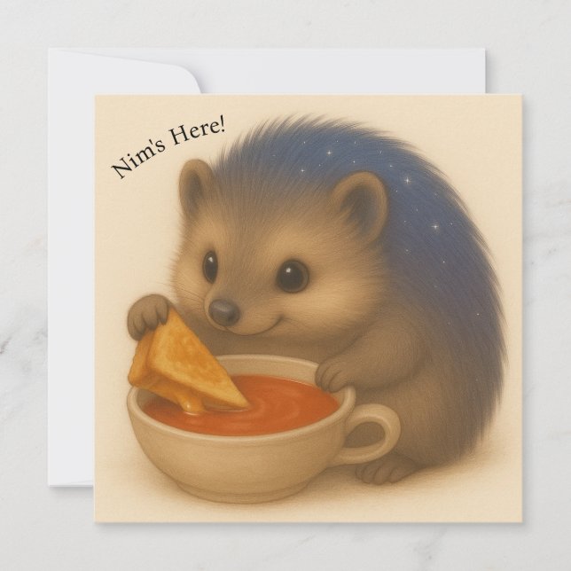 Carte Confort Personnalisable Nim Nibbles (Devant)