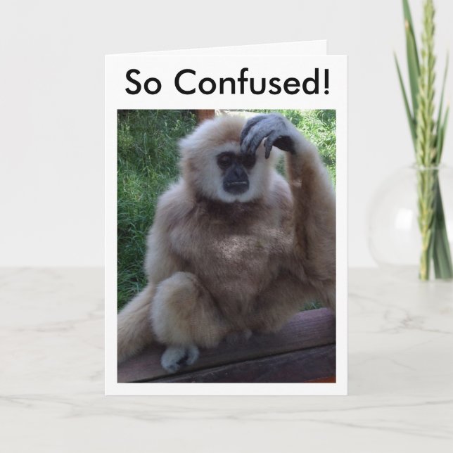 CARTE CONFUS À L'AIR SI BON ANNIVERSAIRE (Devant)