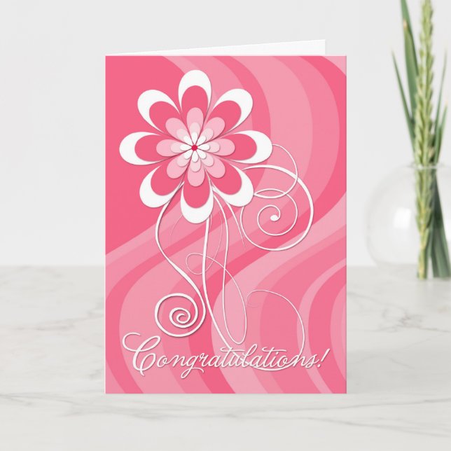 Carte Congradulations - chimiothérapie accomplie (Devant)