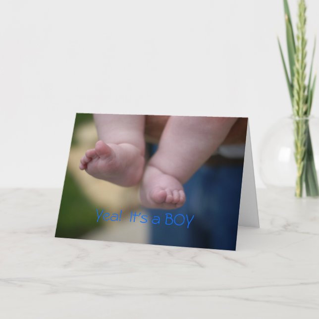 Carte Congrats, c'est un GARÇON (Devant)