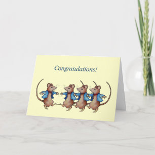 Carte Congratulation: Done Things Your Own Way : Mice